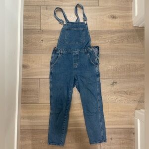 Topshop Moto Denim Overalls